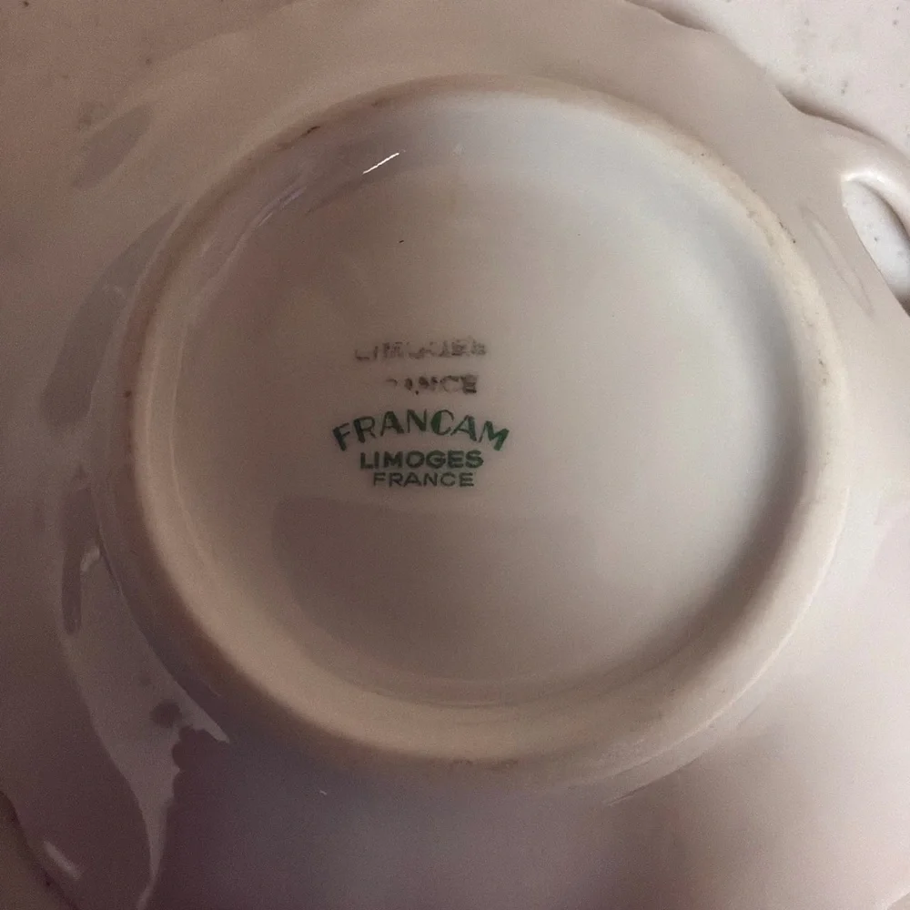 Vintage Francam Limoges France Trinket Bowl
